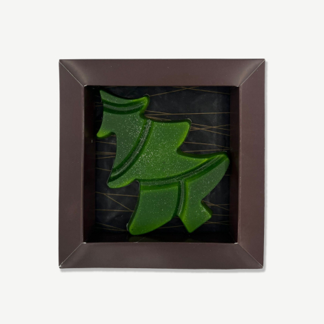 Choinka czekoladowa z nadzieniem malinowym